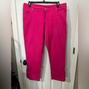 Fabulous Toxic Pink Jeans, size 20